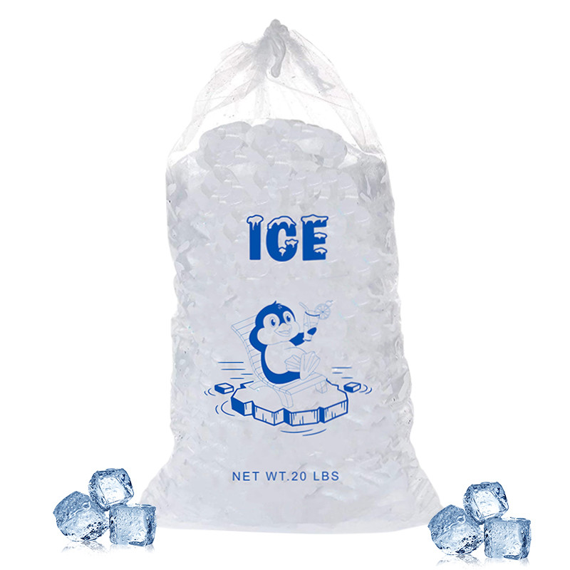 20 lb 2025 drawstring ice bags